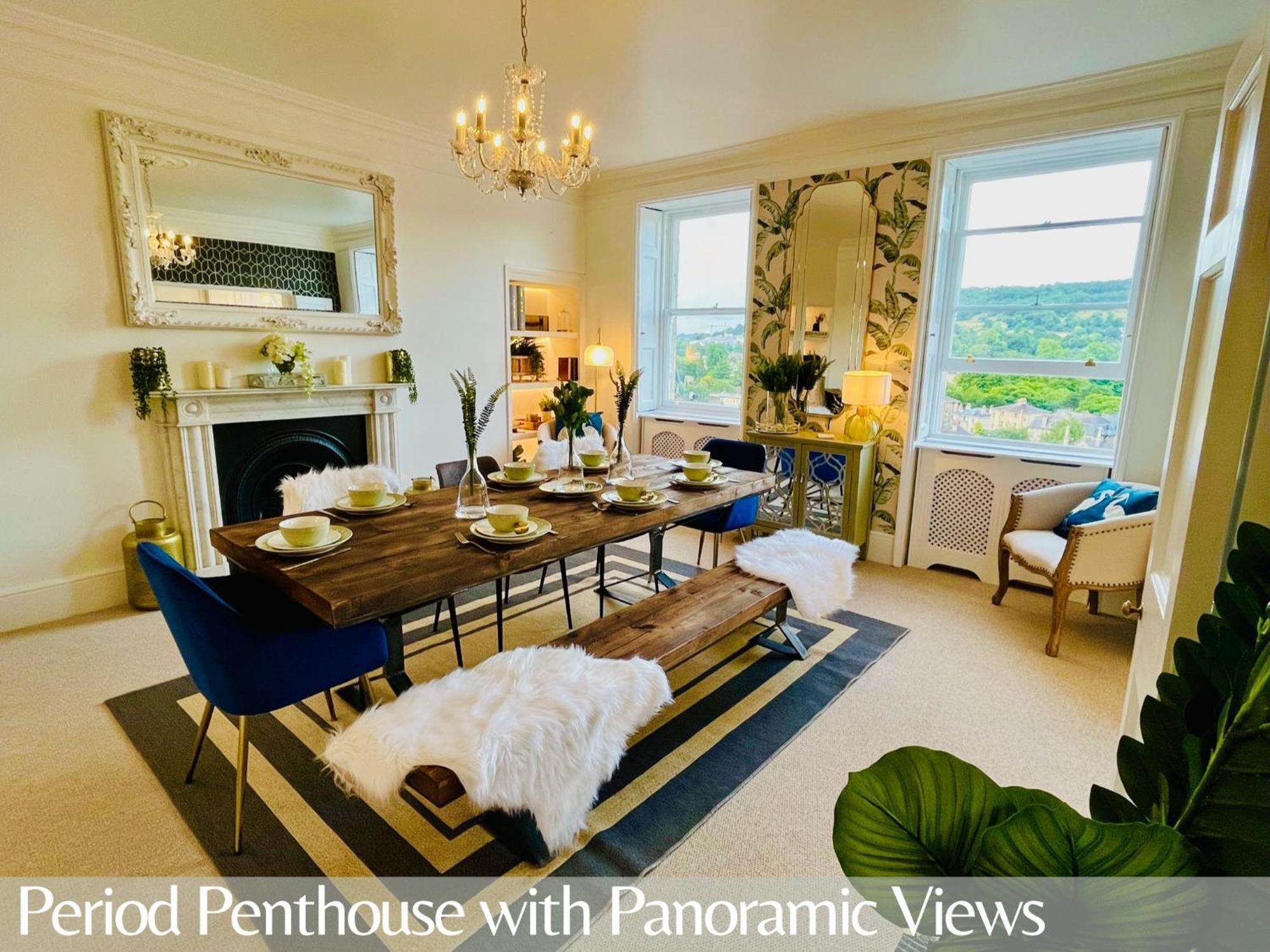 The Paragon Penthouse - Stunning Views Over Bath! Extérieur photo